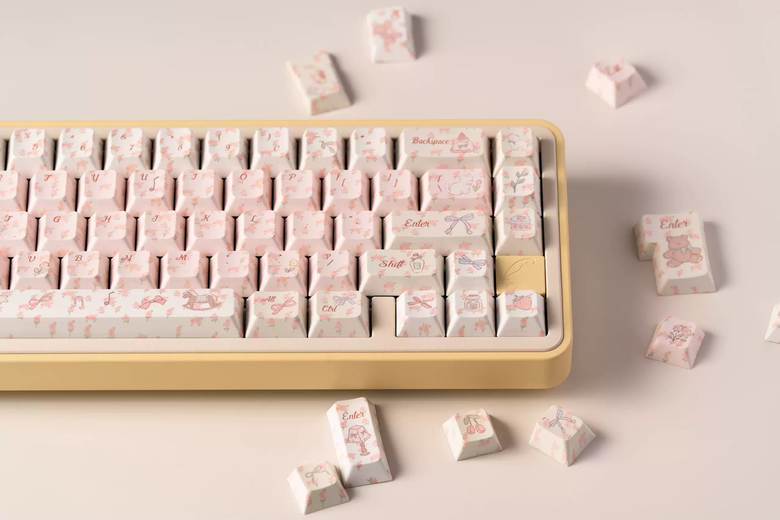 Spring Gift Keycaps Original Moa/Cherry Profile Keycaps