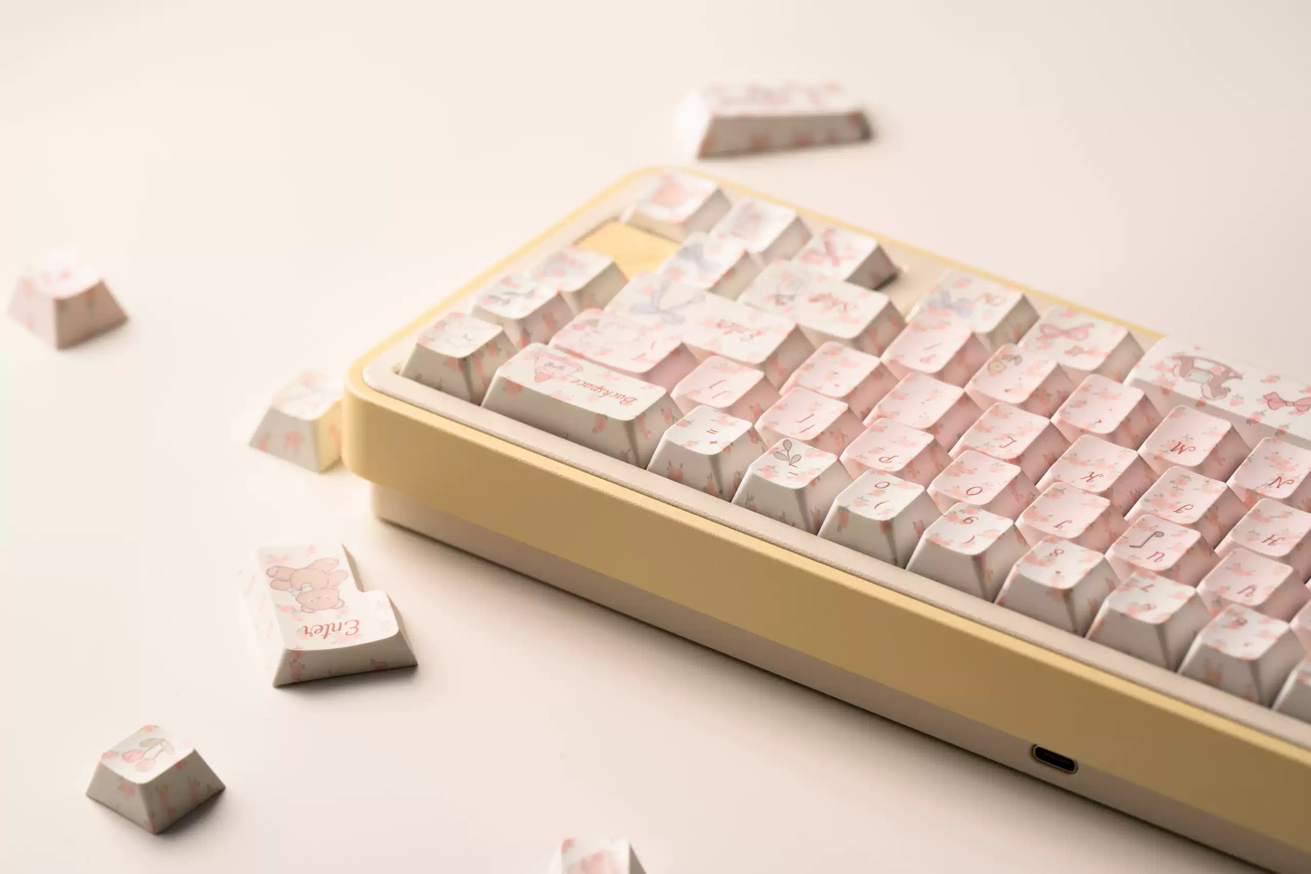 Spring Gift Keycaps Original Moa/Cherry Profile Keycaps