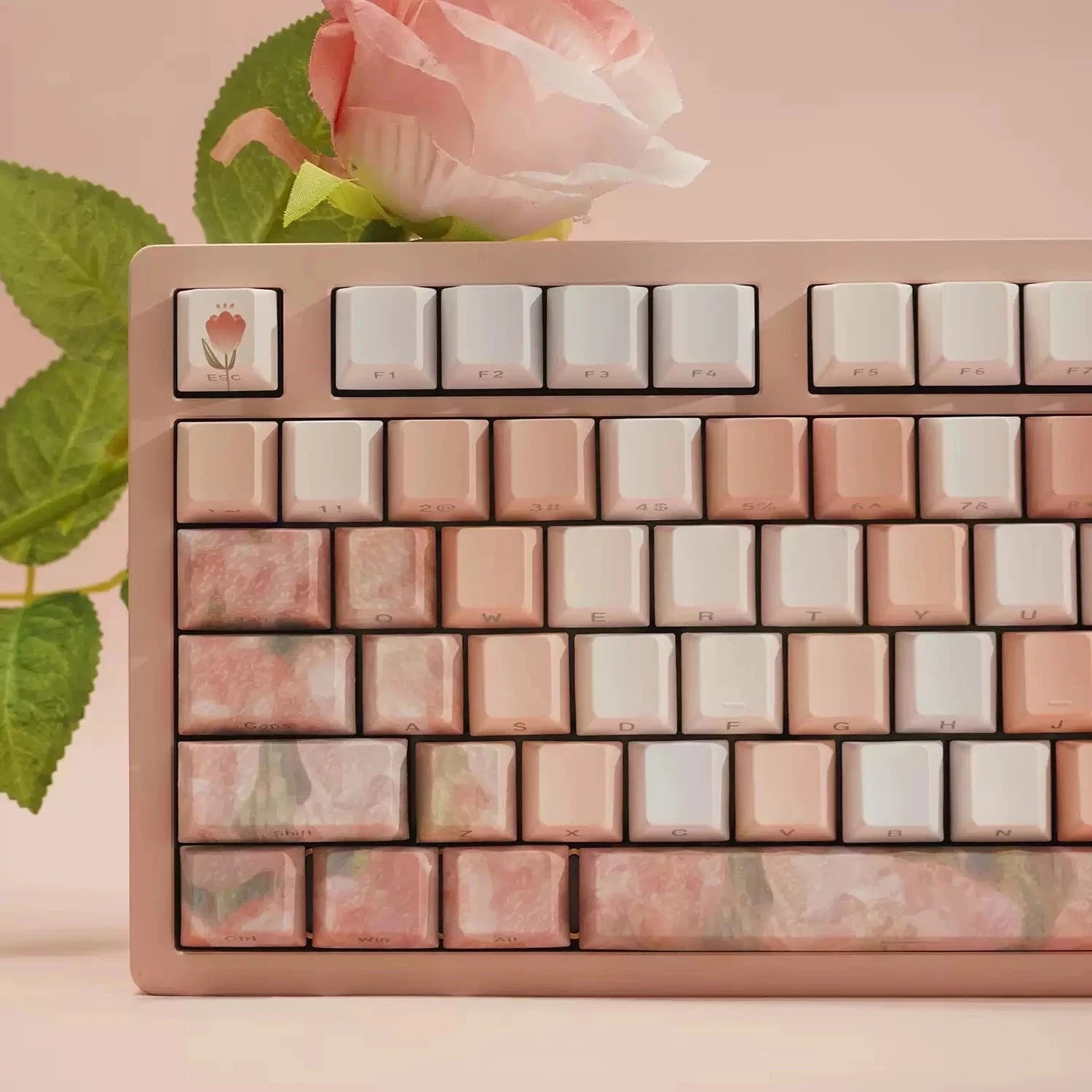 Tulip Impression PBT Cherry Profile Keycaps Set