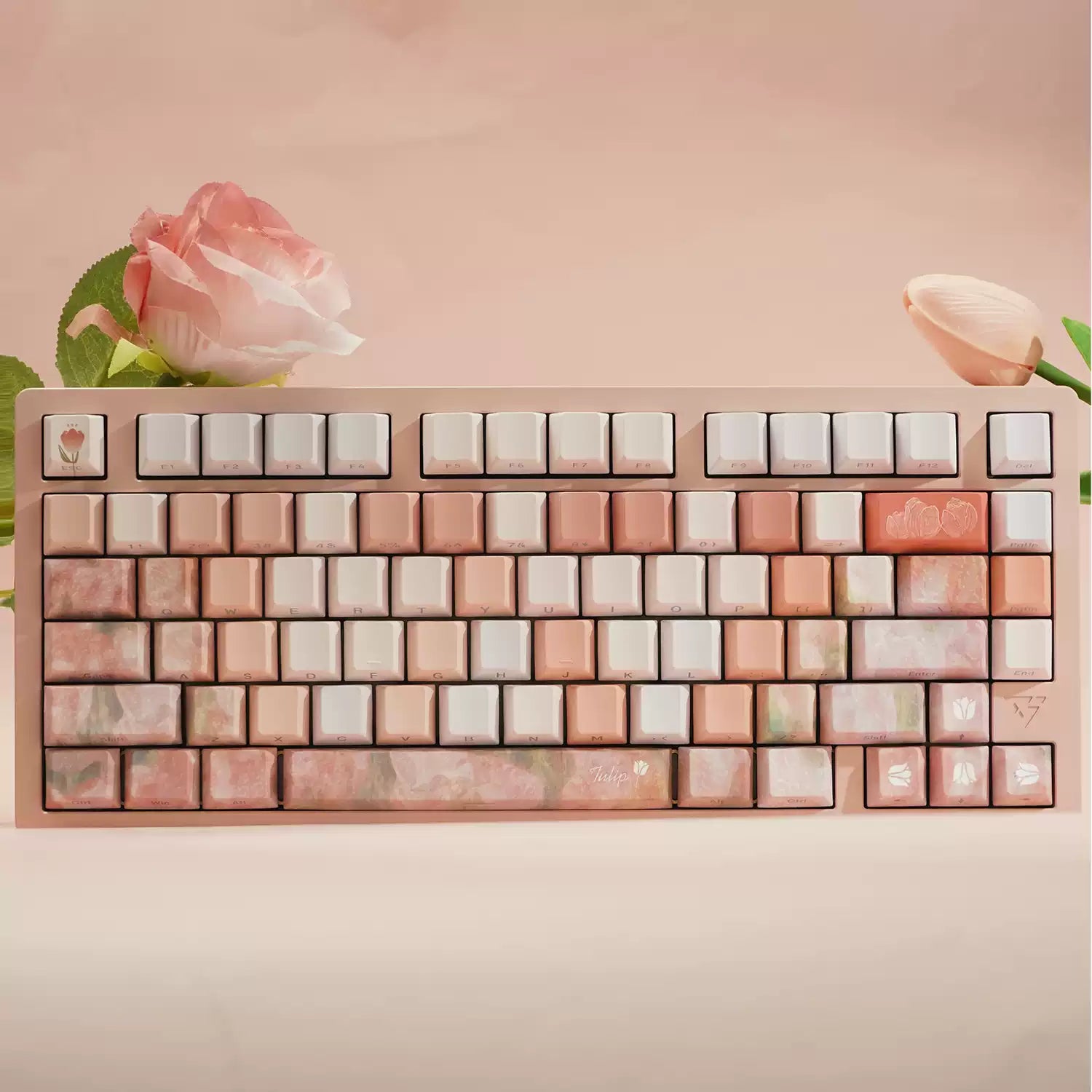 Tulip Impression PBT Cherry Profile Keycaps Set