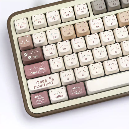 Coffee Kitten Mao Profile Mac Heat-Sublimation Keycaps