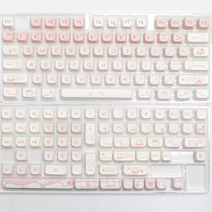 Party Kitten Mao Profile Mac Heat Sublimation Keycaps