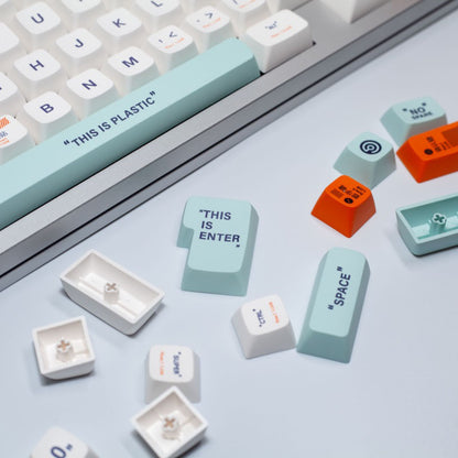 Plastic Theme Large MDA Profile Pbt Mechanical Keyboard Keycaps Set