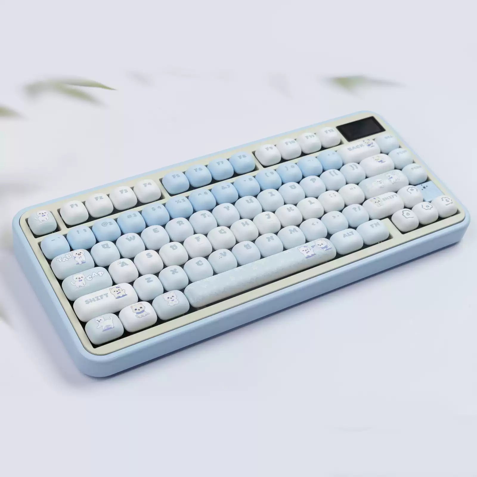 Blue Meow MOG Profile Shaft Mac Thermal Sublimation Keycaps