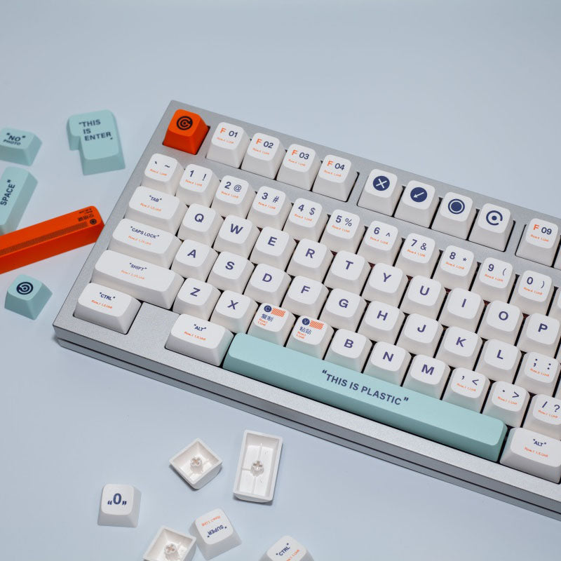 Plastic Theme Large MDA Profile Pbt Mechanical Keyboard Keycaps Set