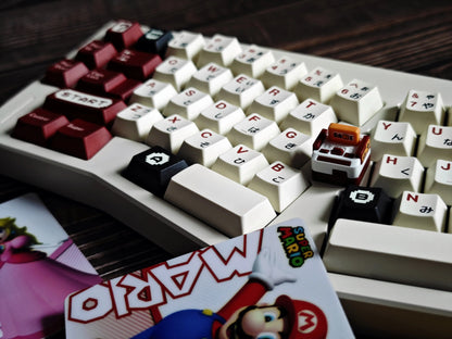 Red And White Theme Cherry Profile PBT Five-Sided Thermal Sublimation Mechanical Keyboard Keycaps Set