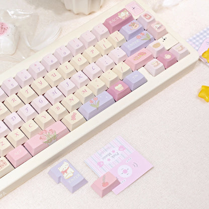 Afternoon-Time Cherry Profile Keycaps Set