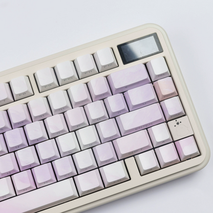 Watercolor Side-Engraved Translucent Keycaps Original Height Gradient