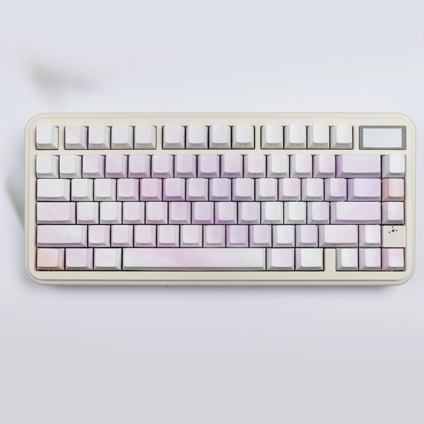 Watercolor Side-Engraved Translucent Keycaps Original Height Gradient