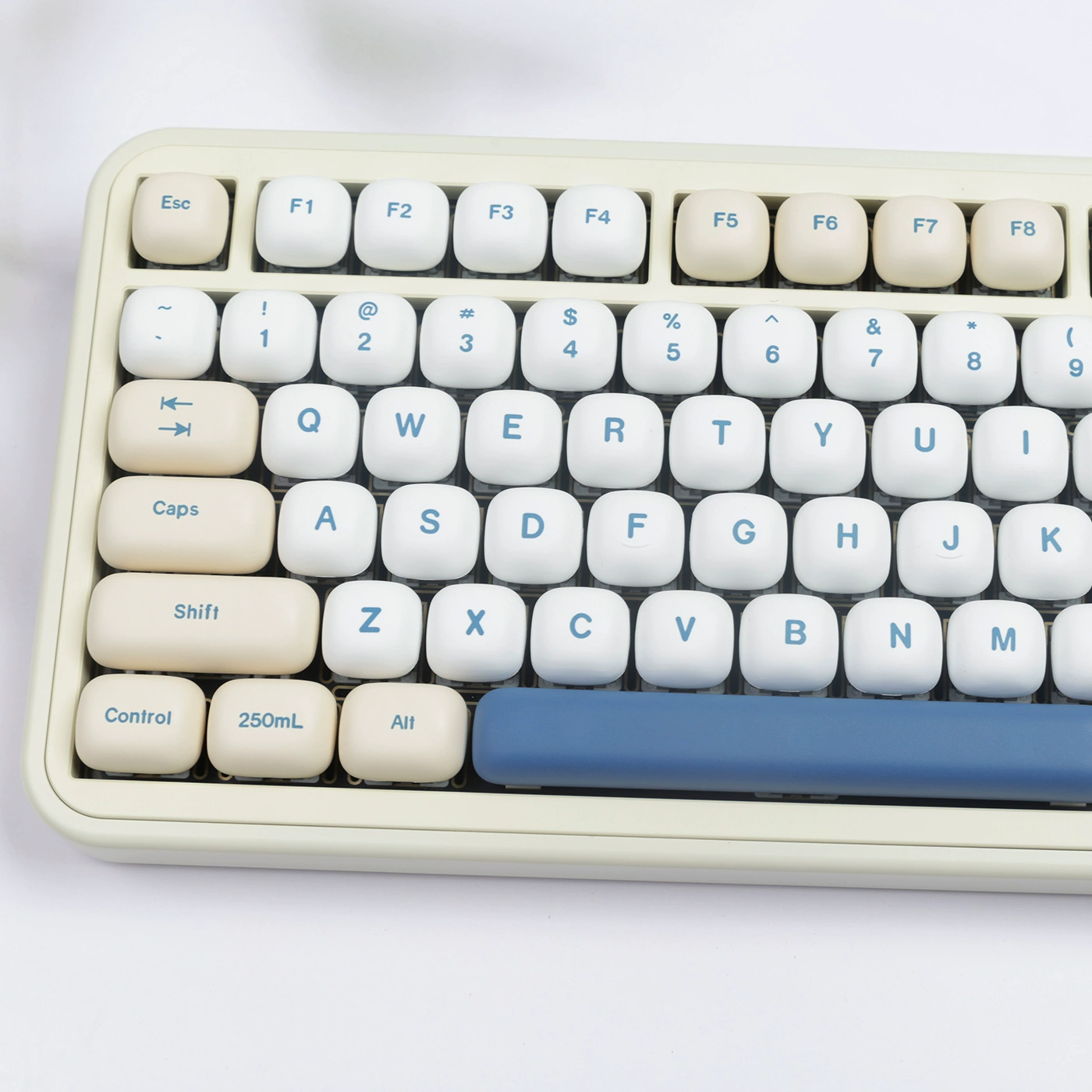 GMK Soy Milk MOG Profile Rounded Keycaps