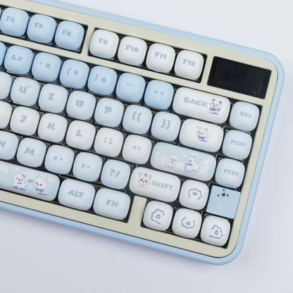 Blue Meow MOG Profile Shaft Mac Thermal Sublimation Keycaps