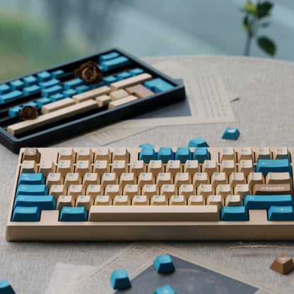 GMK Earth Tones PBT Cherry Profile Heat-Sublimation Keycaps Customized Large Set