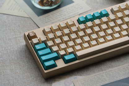 GMK Earth Tones PBT Cherry Profile Heat-Sublimation Keycaps Customized Large Set