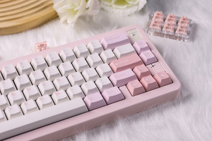 PinkPoodle PBT Cherry Profile 5 Side Sublimation Keycaps Set 177 Keys