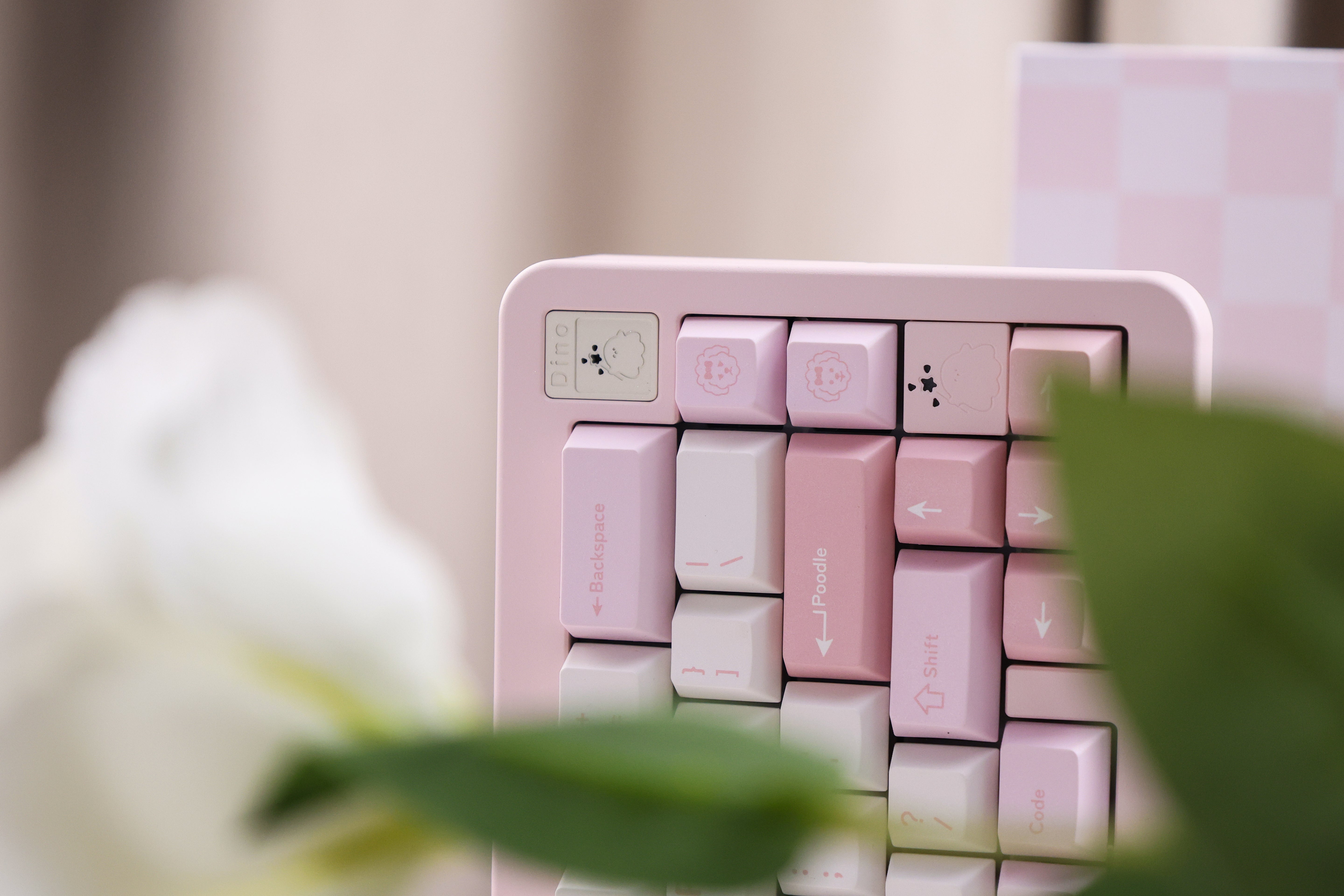 PinkPoodle PBT Cherry Profile 5 Side Sublimation Keycaps Set 177 Keys