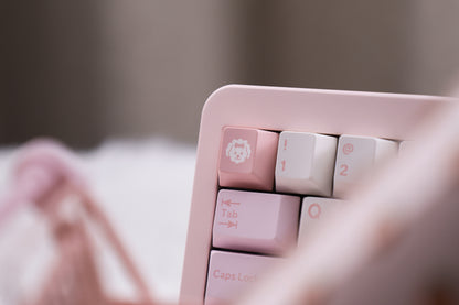 PinkPoodle PBT Cherry Profile 5 Side Sublimation Keycaps Set 177 Keys