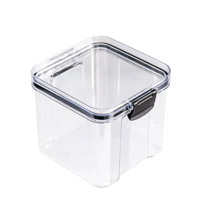 Mechanical Keyboard Keycap Shaft Box Plastic Sealed Jar Transparent Stackable Storage Collection Display Jar